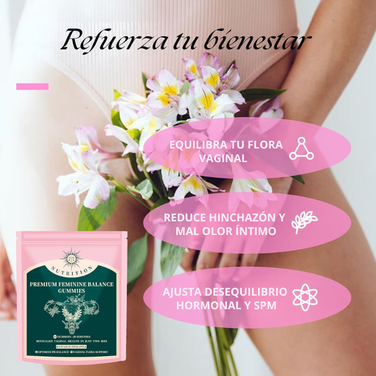 Gummies Probióticas para Equilibrio Hormonal e Íntimo
