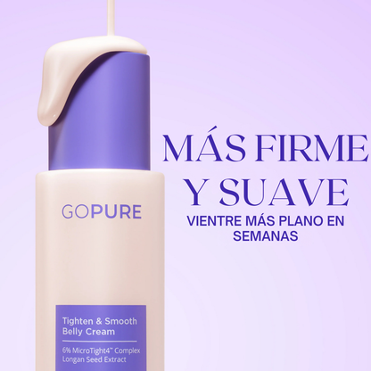 Crema reafirmante para el abdomen GoPure