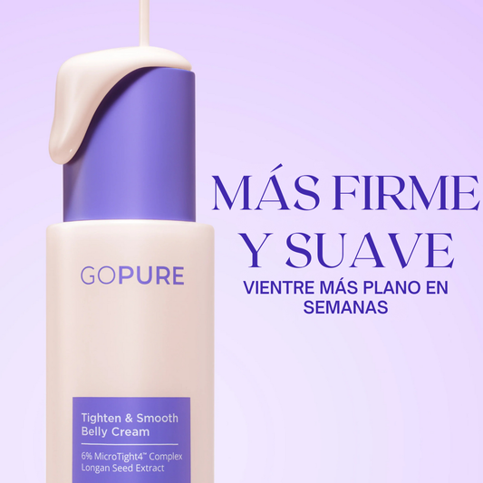Crema reafirmante para el abdomen GoPure