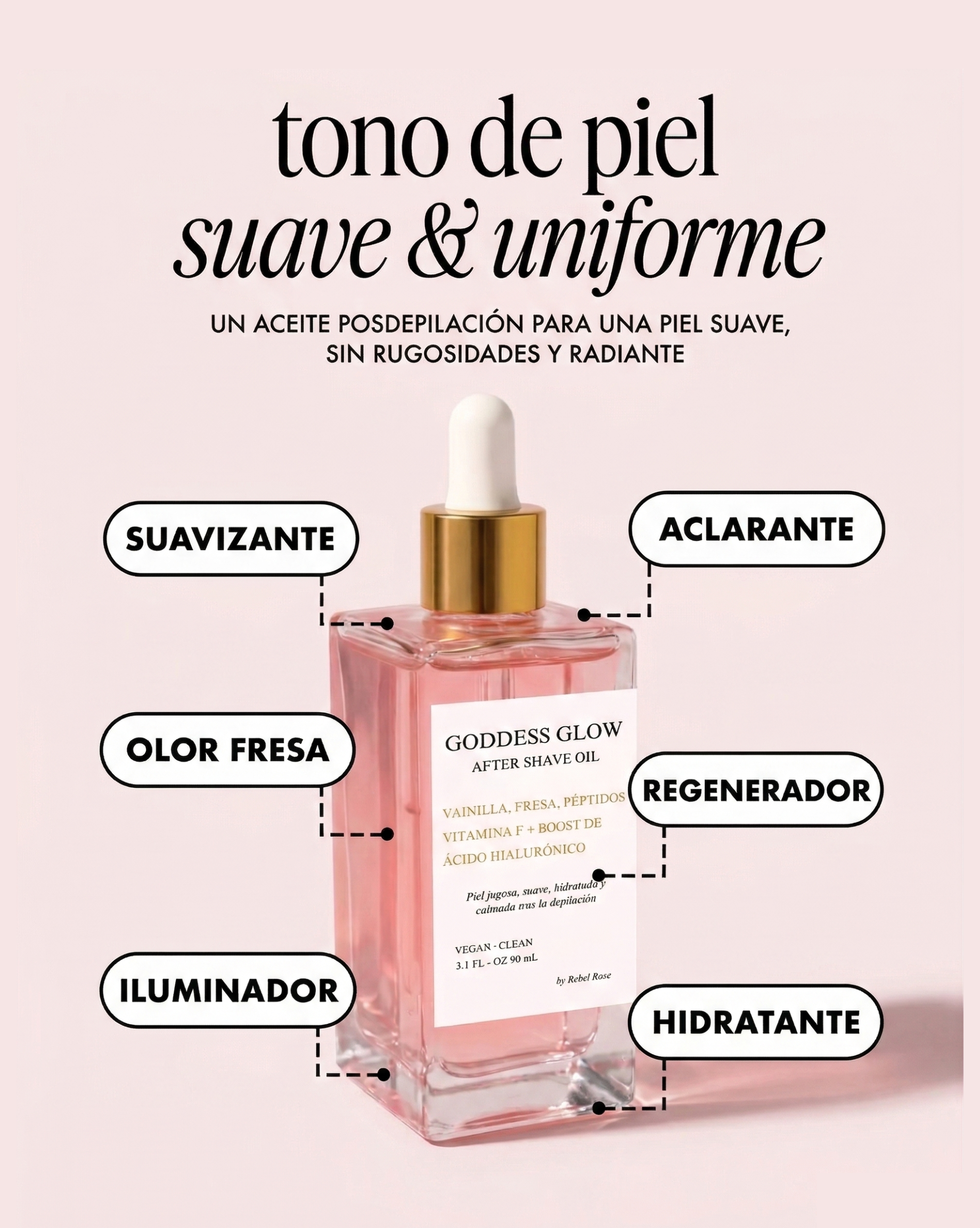 Goddess Glow™ - Aceite Regenerador Post-Depilación