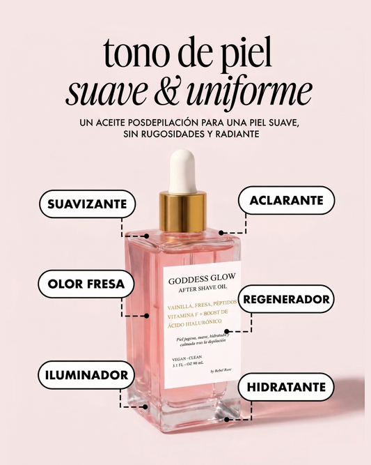 Goddess Glow™ - Aceite Regenerador Post-Depilación